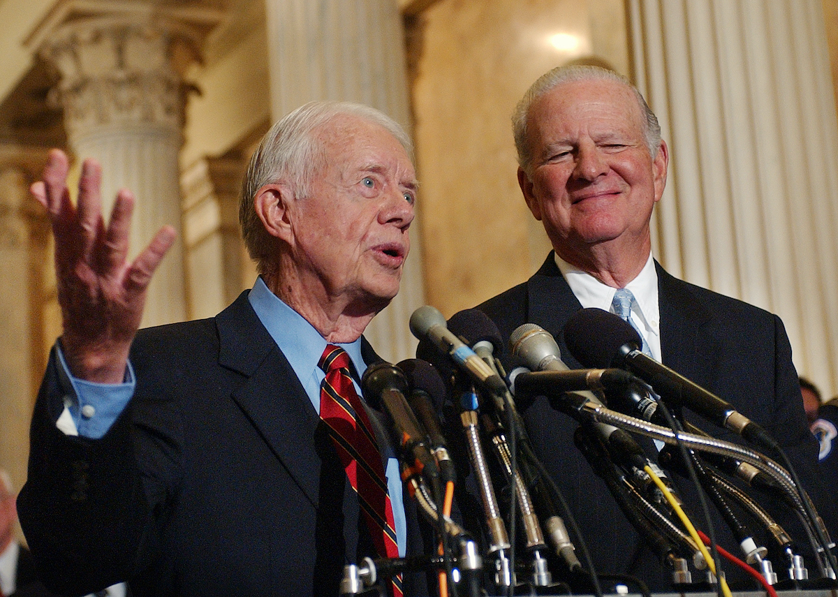 Carter and Baker present voting reform report 9-19-05