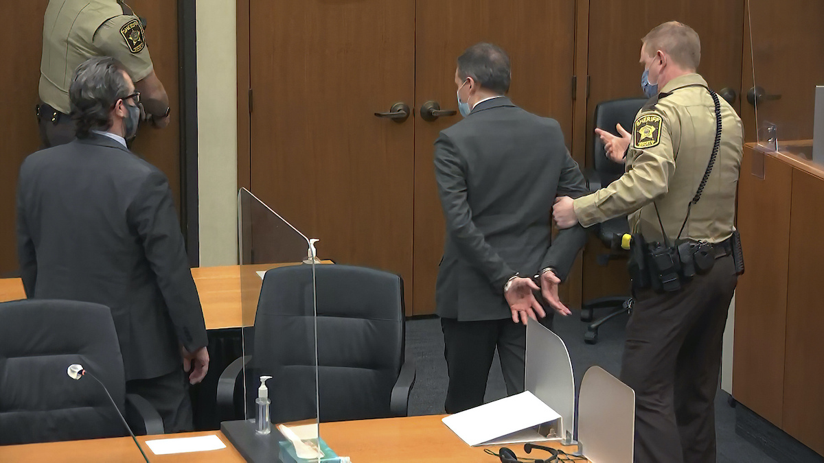 Chauvin taken into custody after verdict