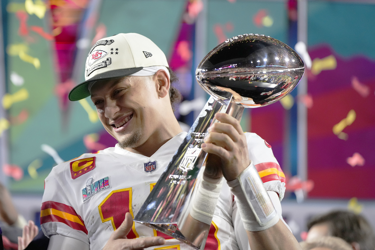 Chiefs Patrick Mahomes Super Bowl LVII win