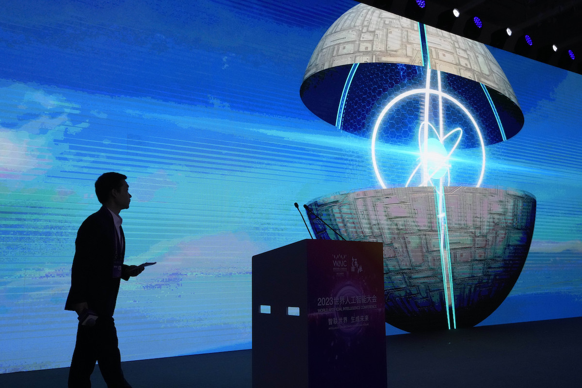 China World Artificial Intelligence Conference in Shanghai, China, 7-6-2023