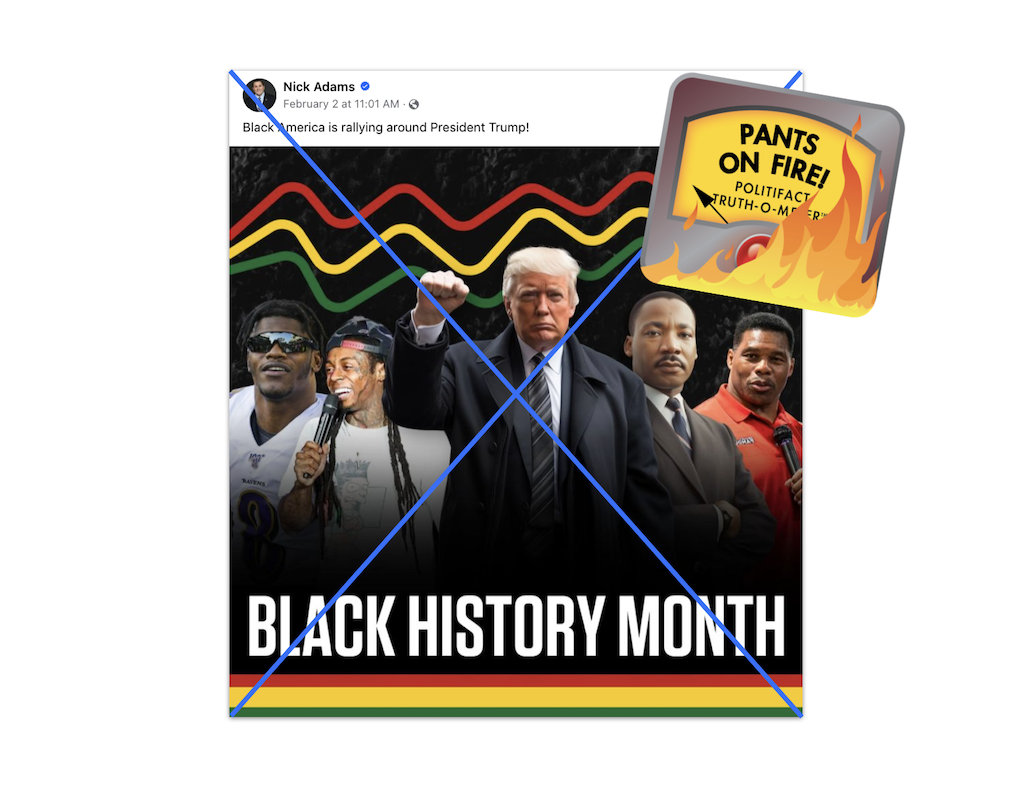 Claim that MLK Jr. supports Trump