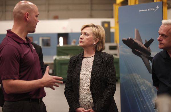 Clinton in Warren, Mich.