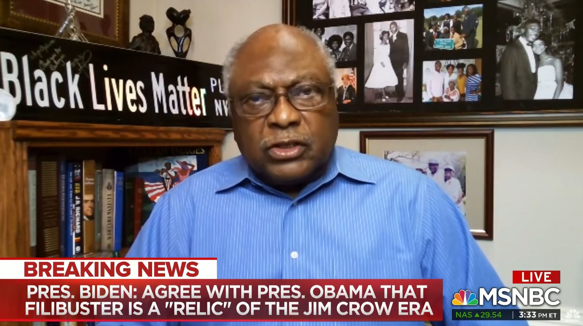 Clyburn on MSNBC