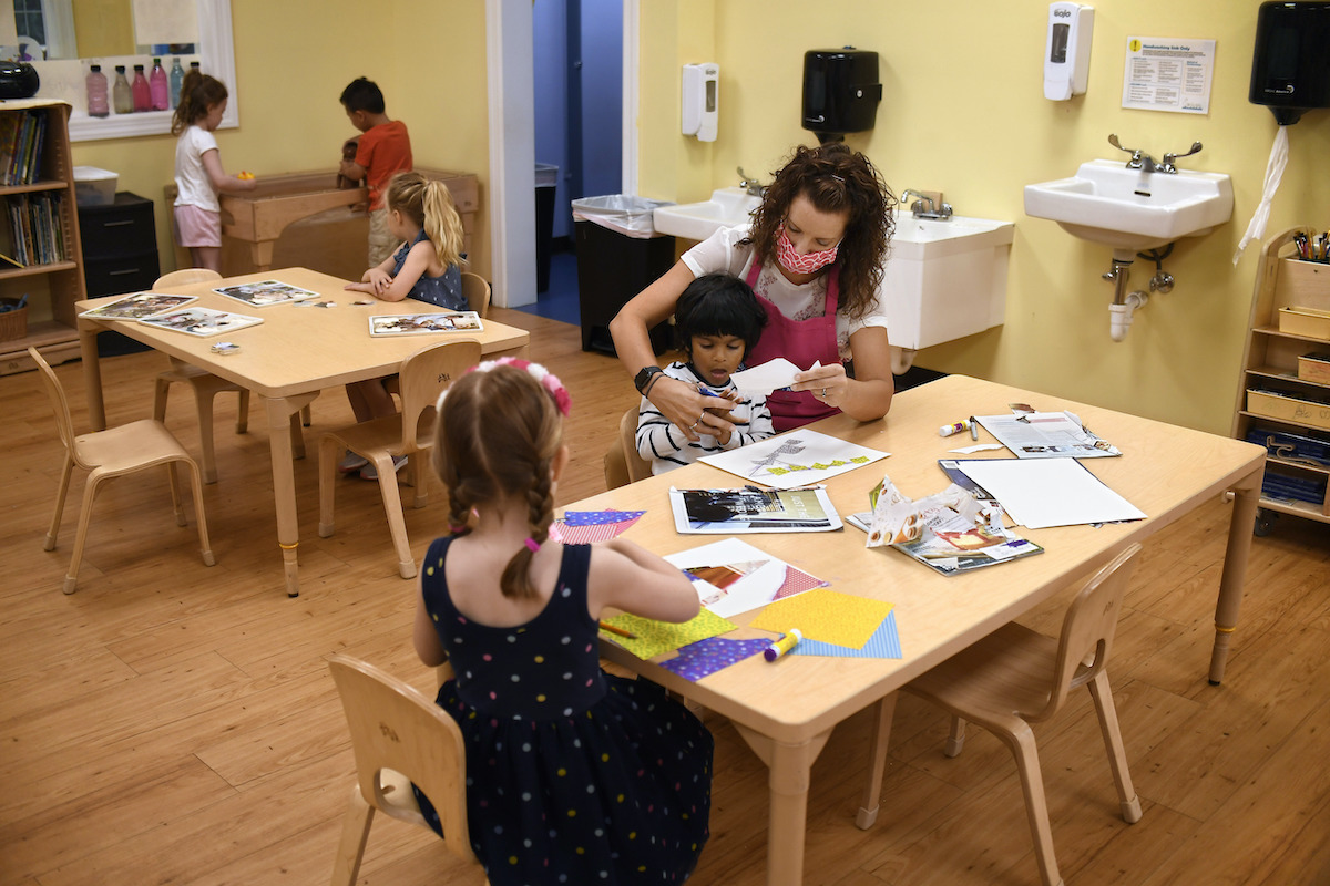 Connecticut day care art project 8-27-20