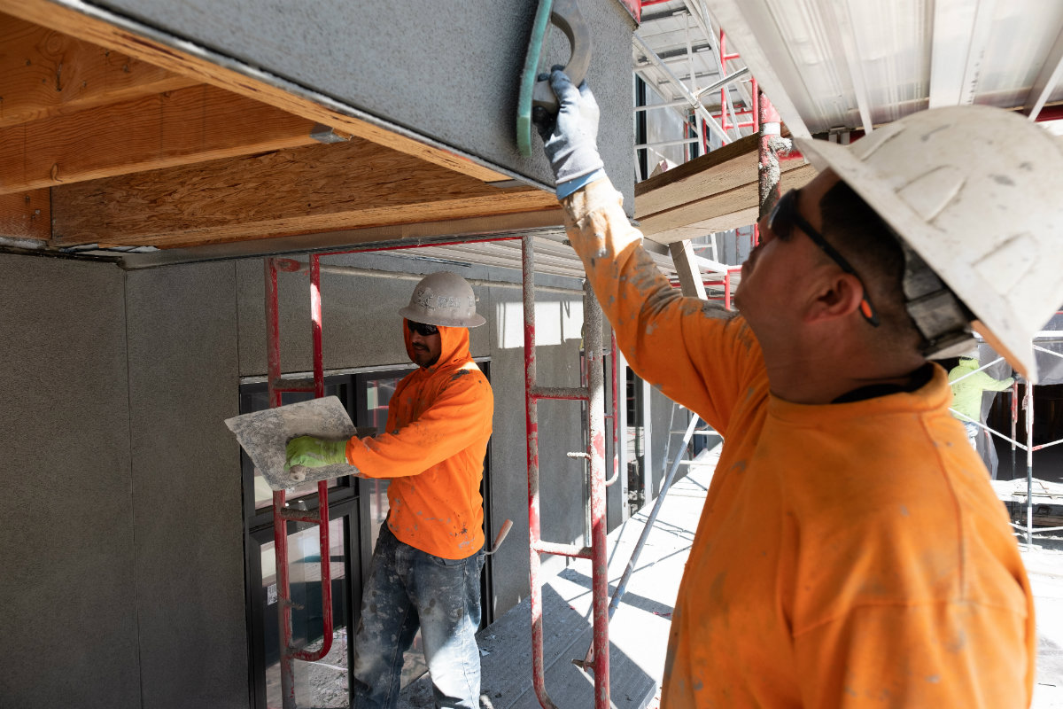 Construction workers in Sacramento