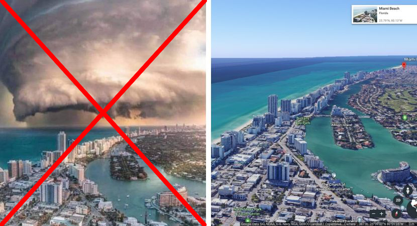 Doctored Dorian photo