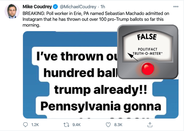 Mike Coudrey Erie Pa tweet