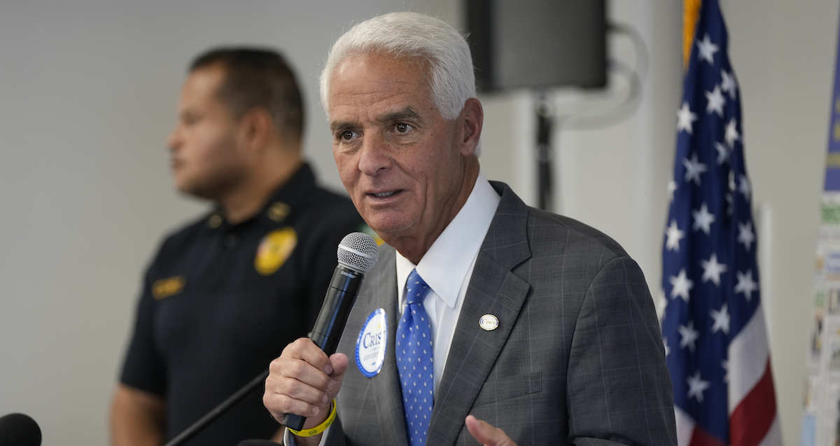 Crist speaks at Pinecrest, October 2022