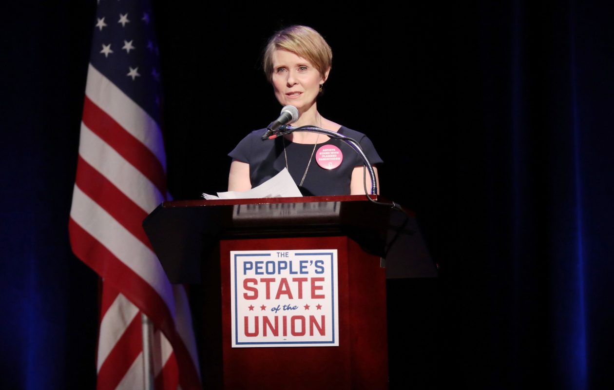 Cynthia Nixon announcement photo
