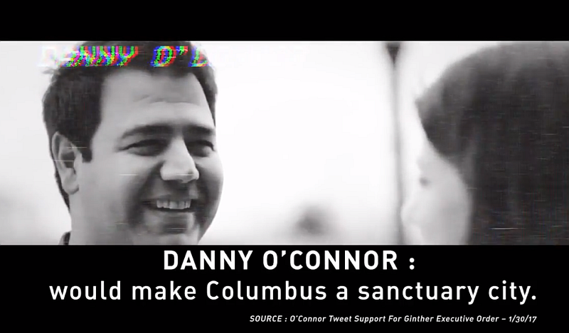 Danny O'Connor in Defending Main Street ad