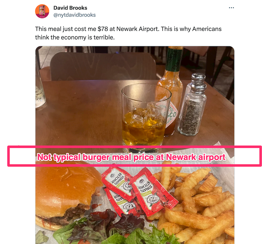David Brooks burger tweet skitch graphic 9-20-23