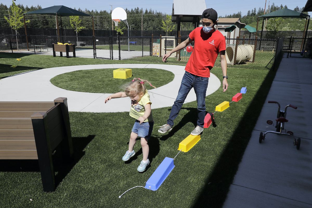 Daycare in Tacoma outdoor play 5-27-20