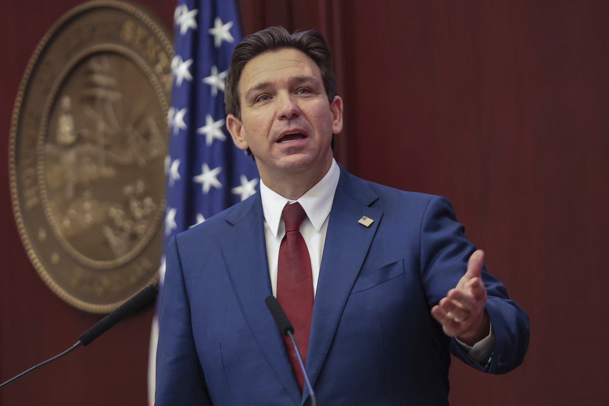 FL Gov. Ron DeSantis state of the state in Tallahassee, 2-9-2024