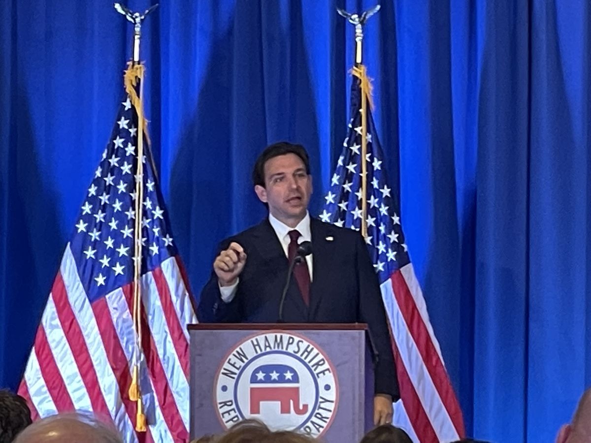DeSantis speaking at FITN, Nashua, N.H., 10-13-2023