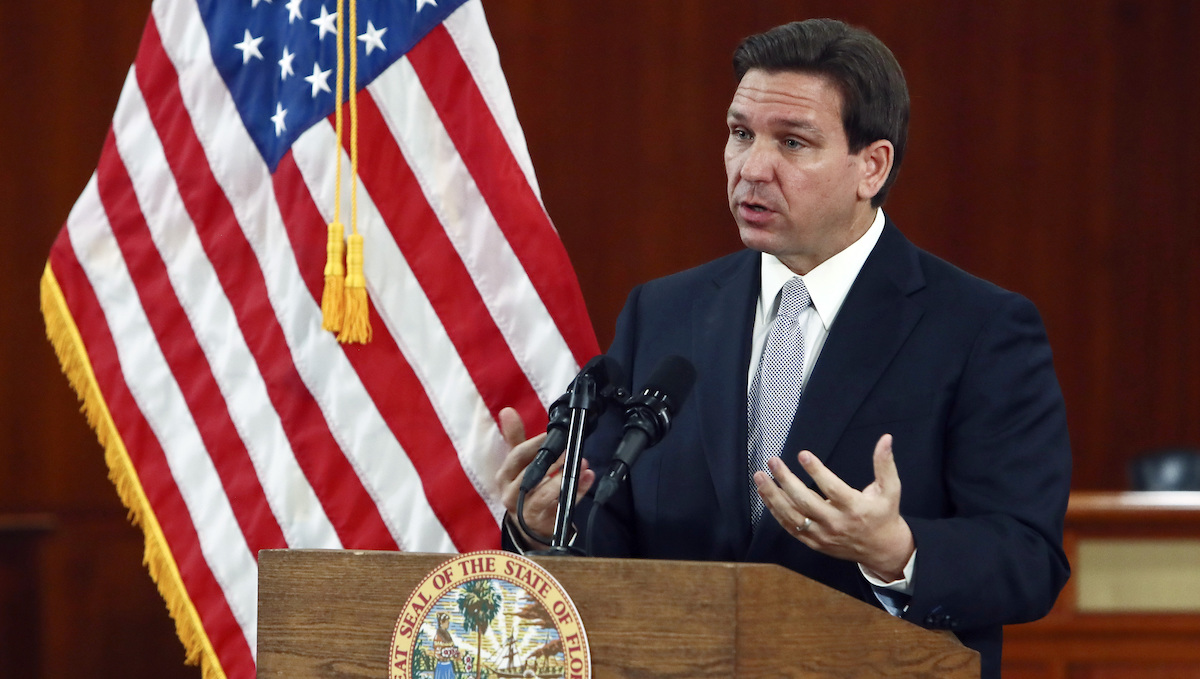 DeSantis speaks during 2023 State of the State