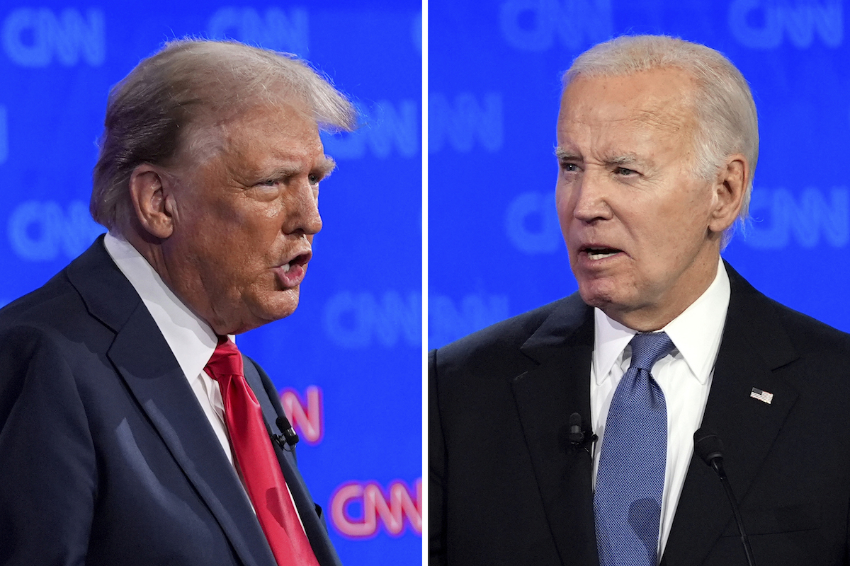 Español: Trump y Biden en el debate 5 06/27/2024