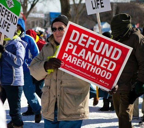 Defund Planned Parenthood sign