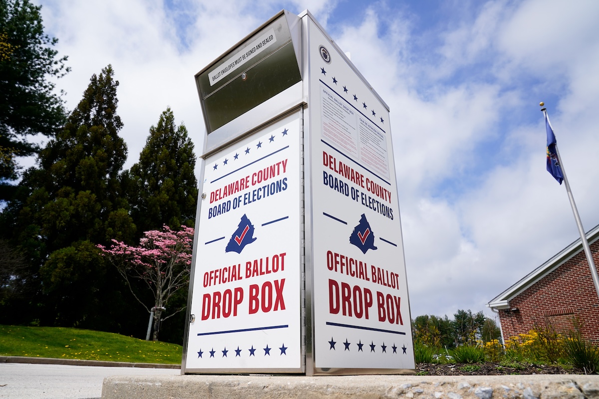 Delaware County, Pennsylvania, official ballot drop box, 5-2-2022