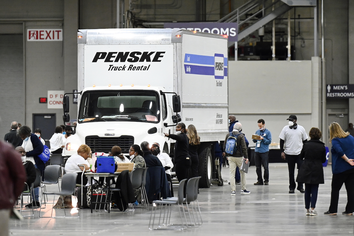 Detroit truck absentee ballots 110822 AP