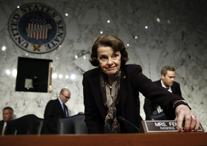 Dianne Feinstein Dec 2017 AP photo