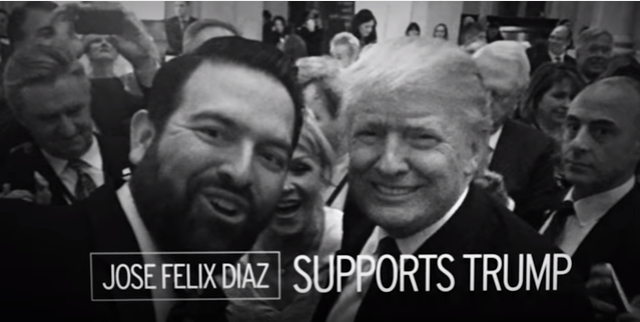 Jose Felix Diaz and Trump selfie