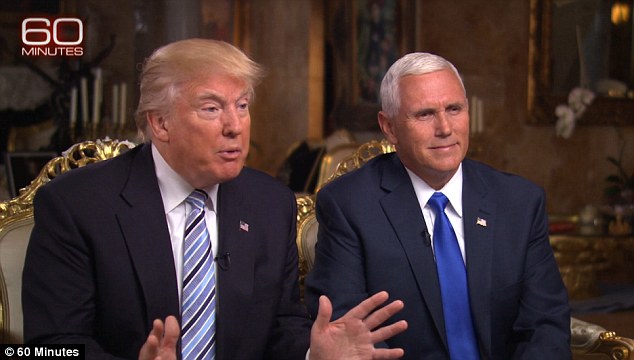 Donald Trump and Mike Pence 60 Minutes photo