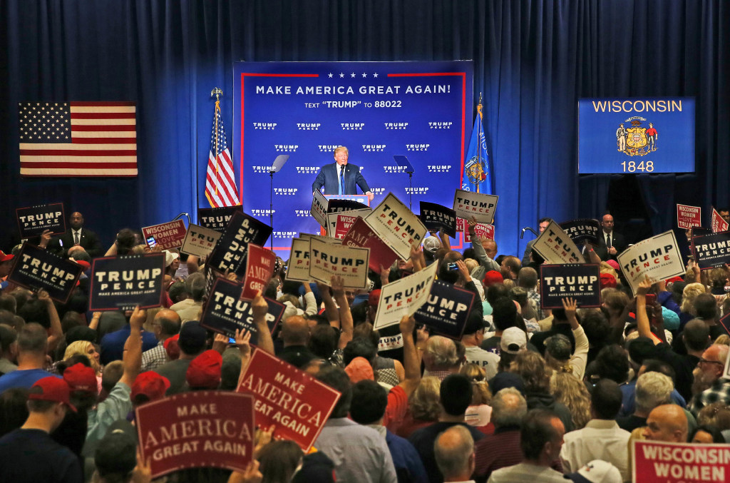 Donald Trump Green Bay Oct 16