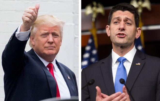 Donald Trump Paul Ryan