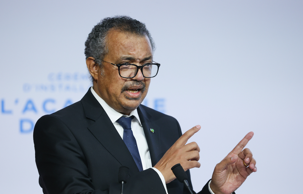 WHO Director-General Tedros Adhanom Ghebreyesus