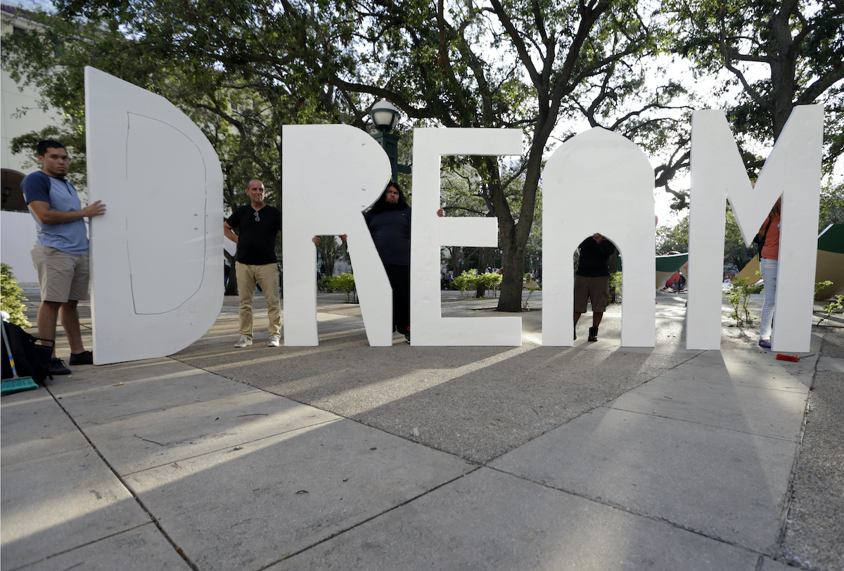 Dream Act Miami sign 10-13-2017