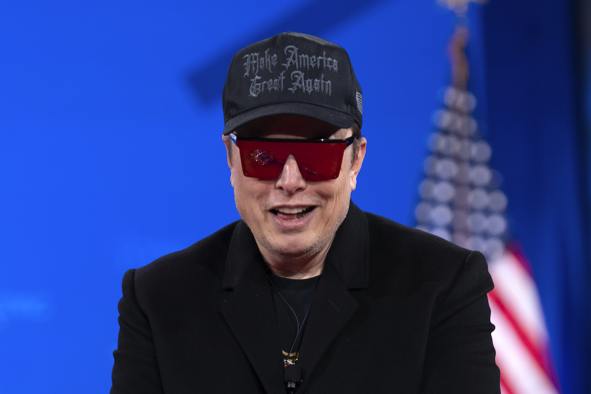 Elon Musk en CPAC el 20 de febrero de 2025