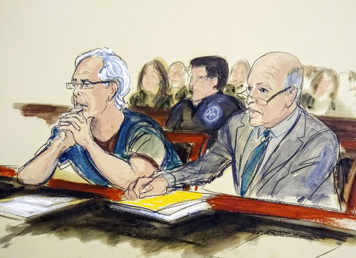 Epstein court sketch