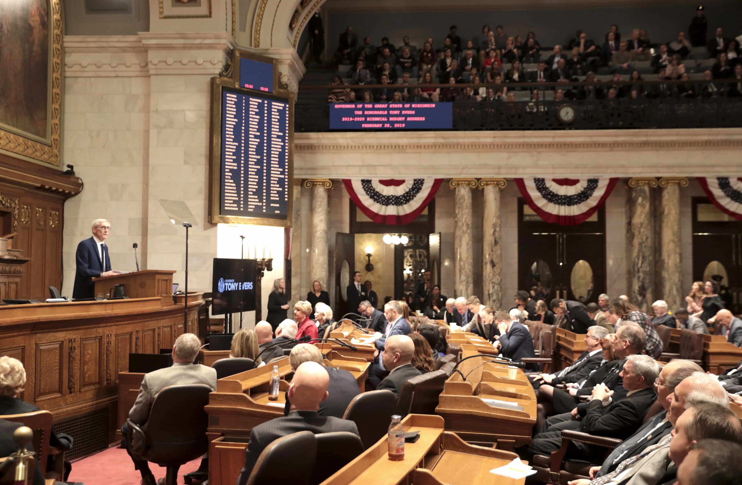 Evers on not raising taxes