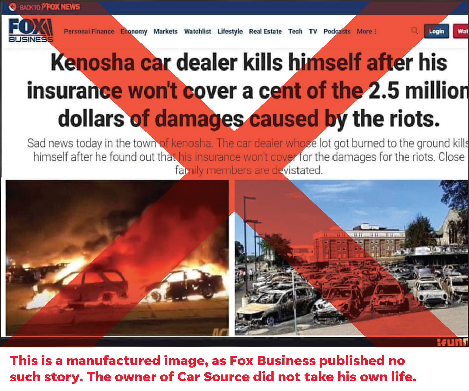 Car Source fake news