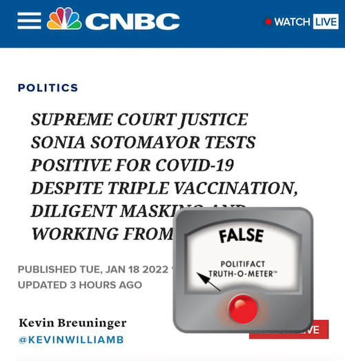 False meter on fabricated Sotomayor CNBC headline