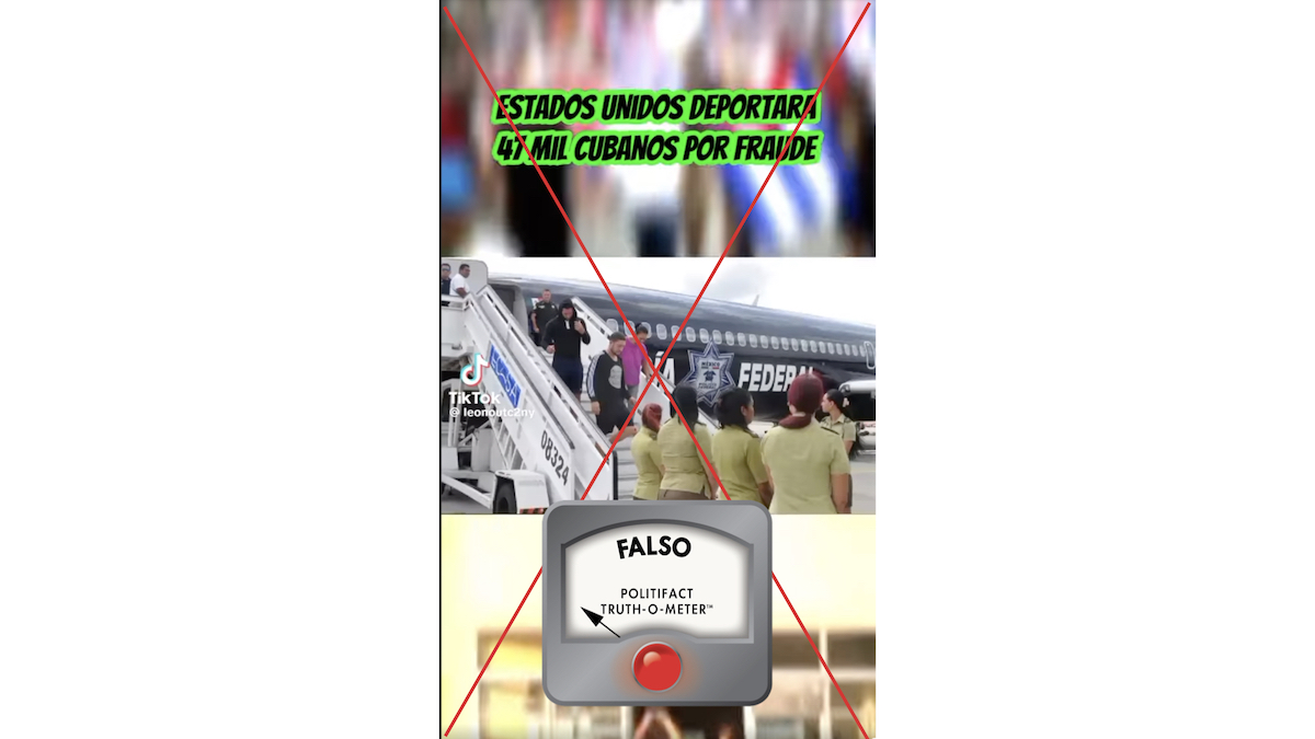 Grafico falso de 47,000 cubanos