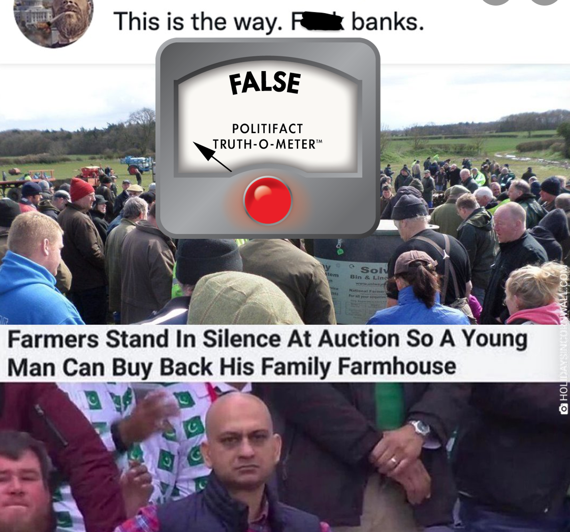 Farmhouse FB claim False