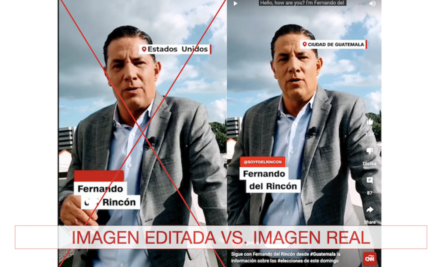 Imagen falsa de Fernando del Rincón