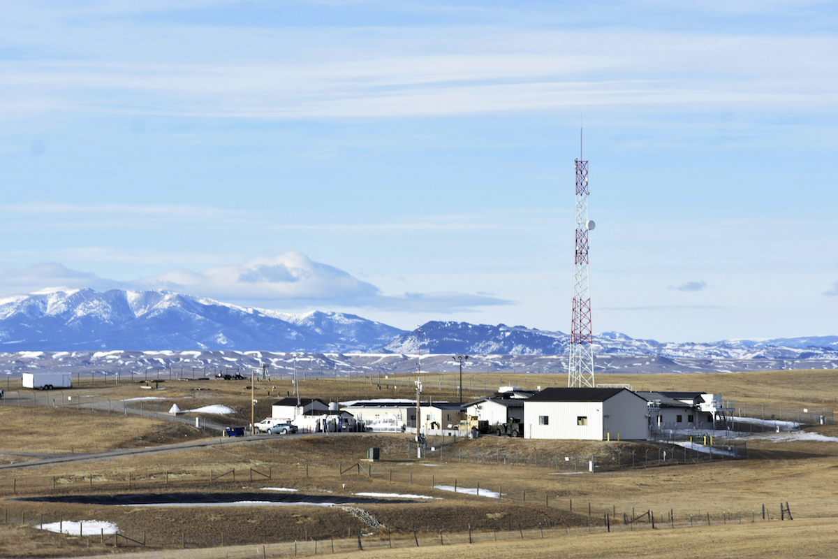 U.S. Air Force installation surrounded by farmland
