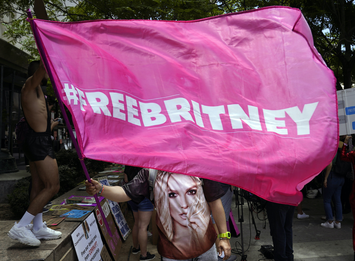 Free Britney sign