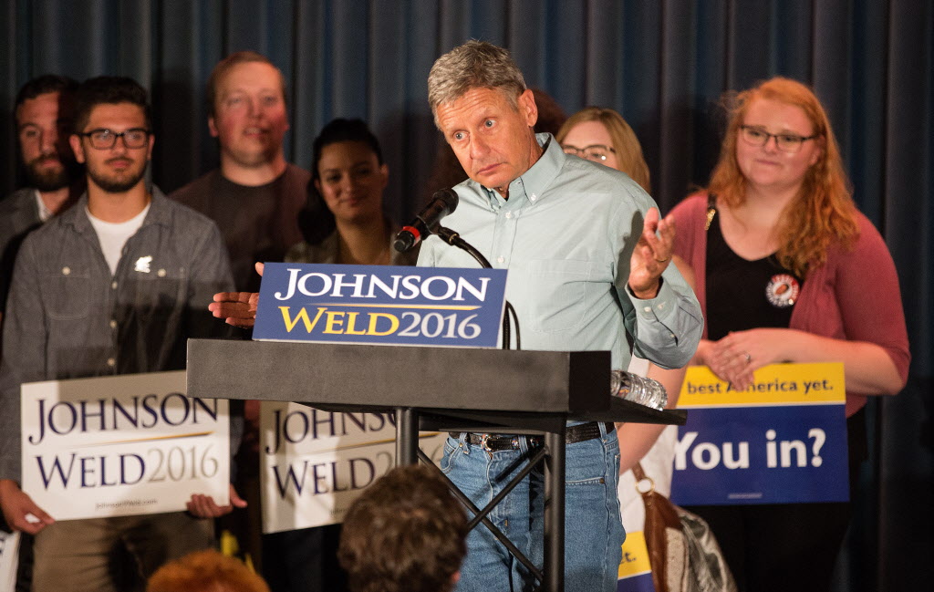 Gary Johnson in Milwaukee