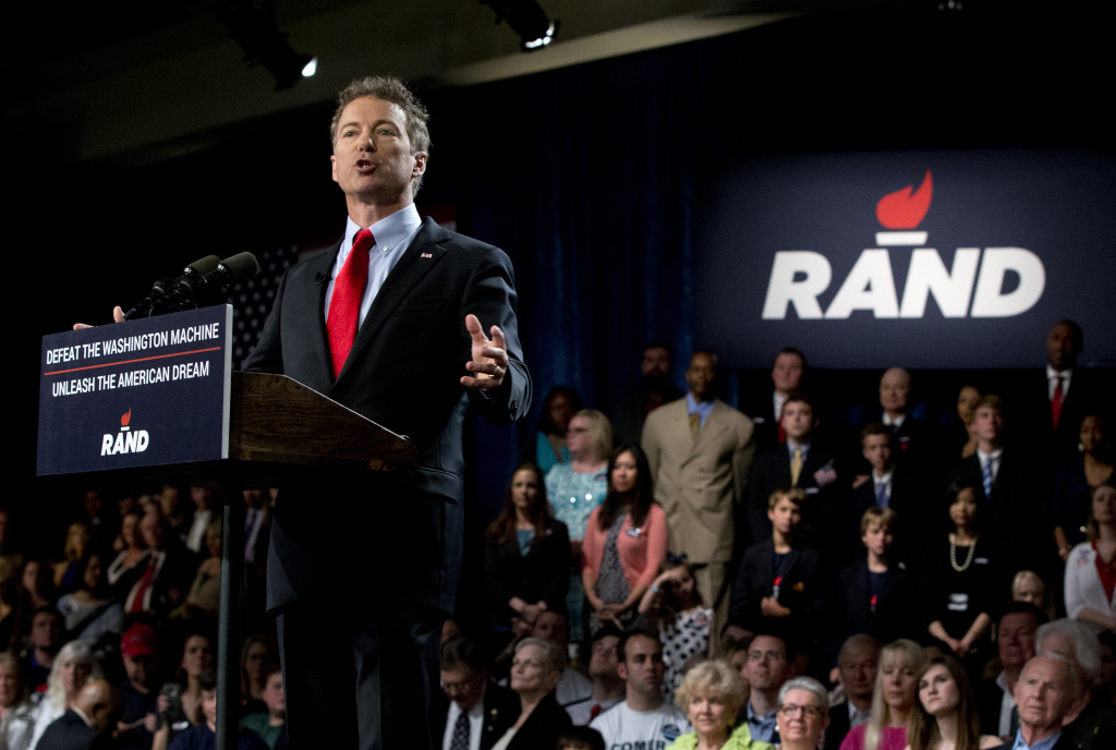 Rand Paul announces