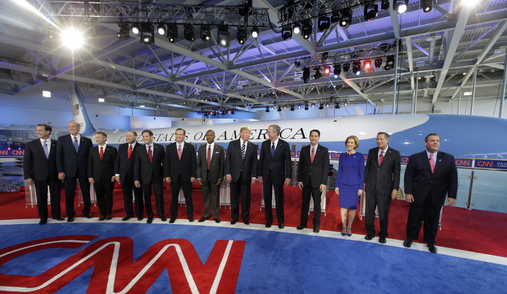GOP debate field