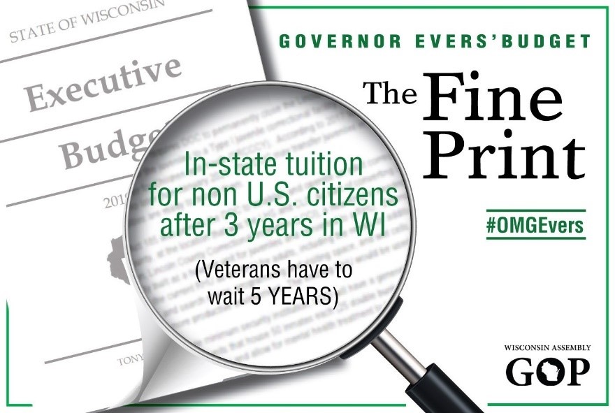 GOP graphic on veteran, immigrant tuition