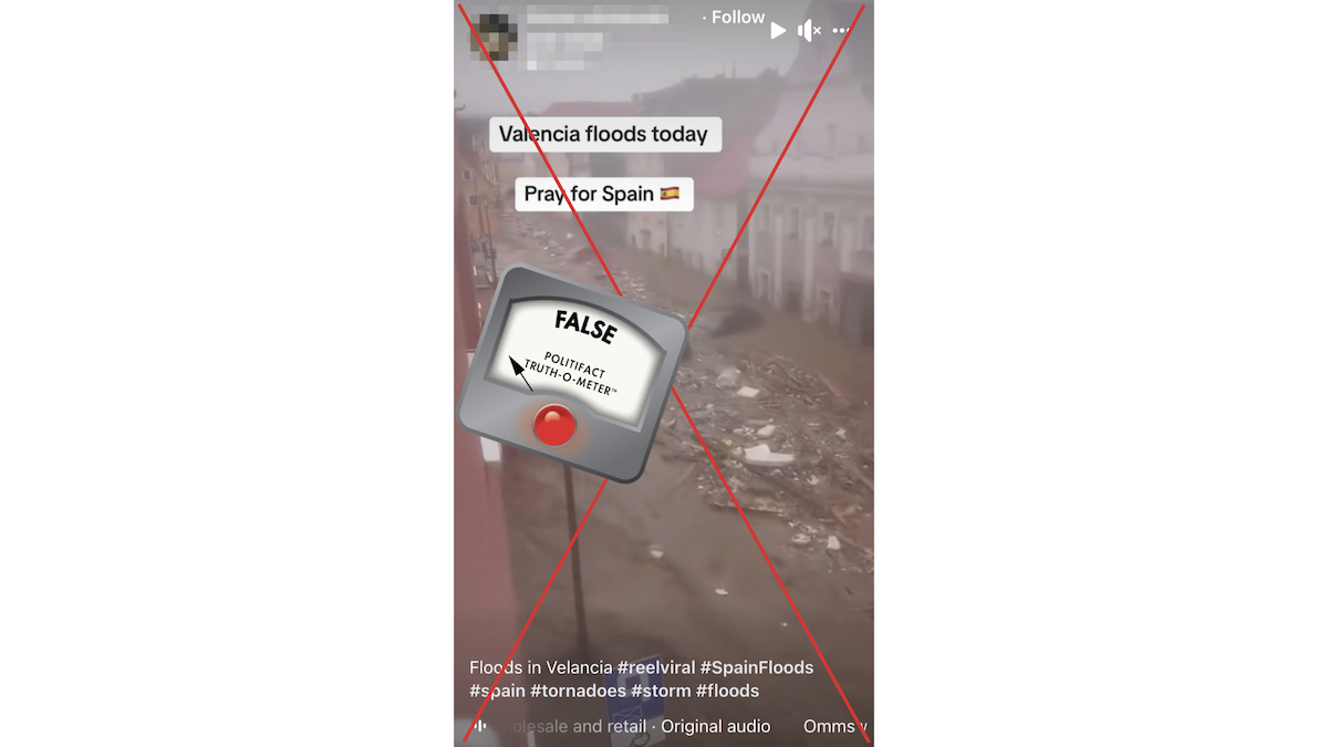 Embed on false Spain flood clips 4