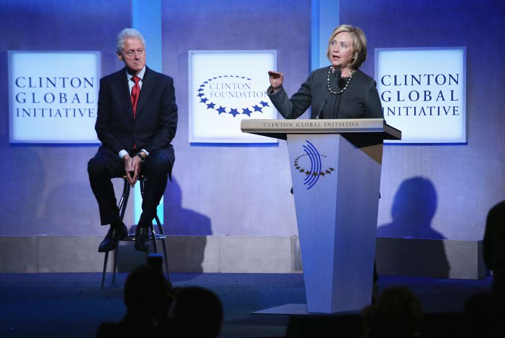 Clintons at CGI
