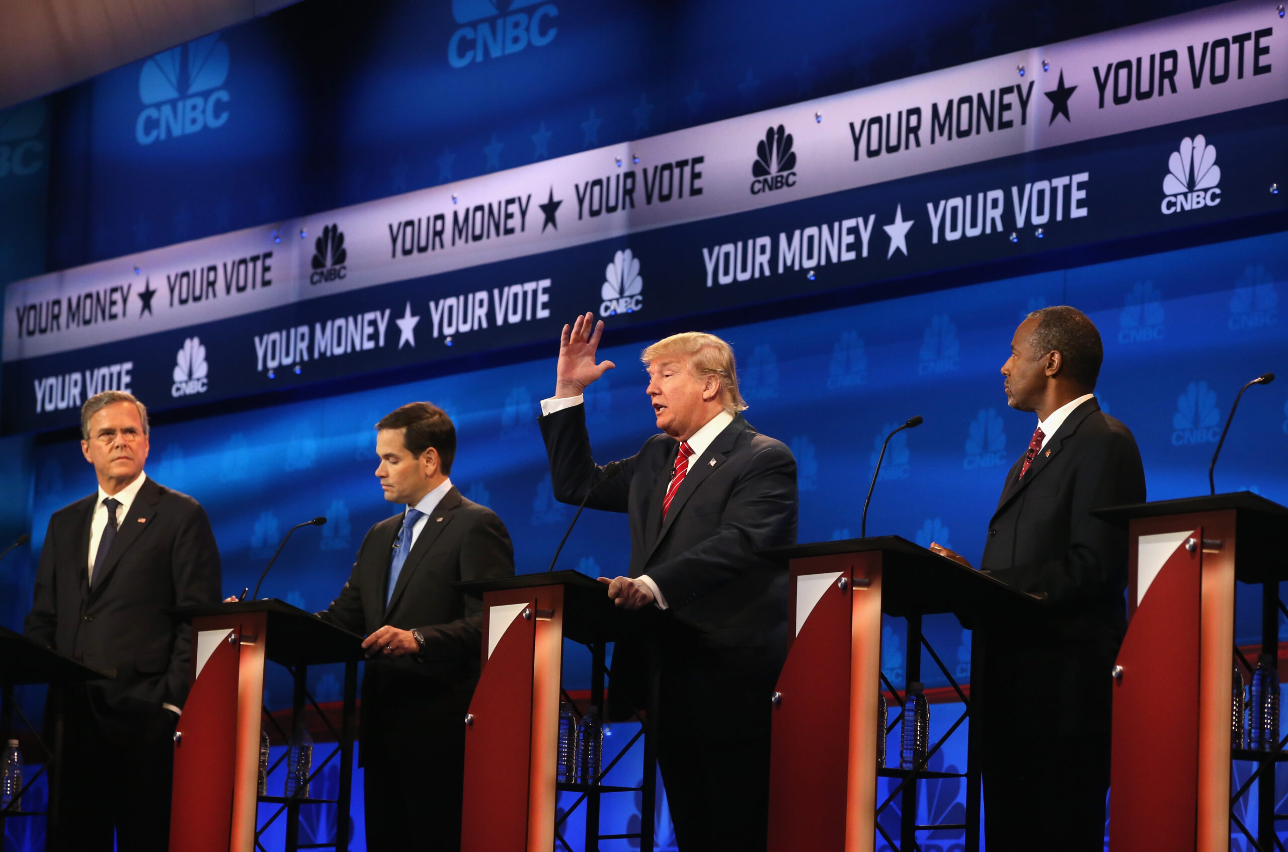 CNBC debate group shot
