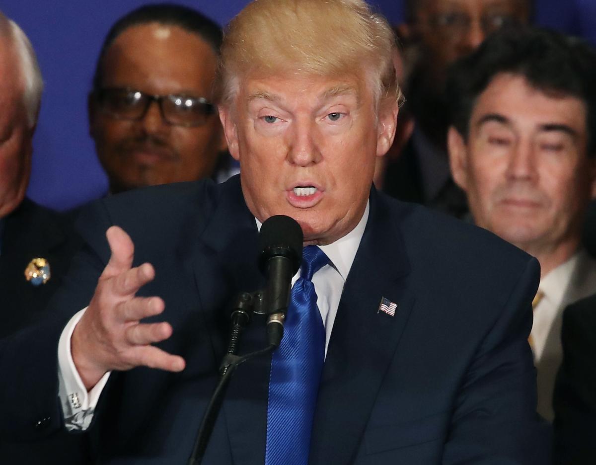 trump birther close up shot