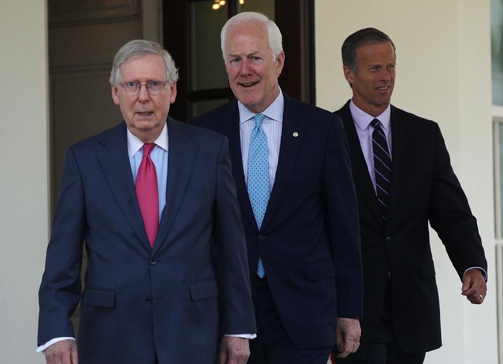 McConnell Cornyn Thune White House