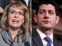 Gabrielle Giffords group claims gun-rights backer Paul Ryan has blocked all gun-control measures